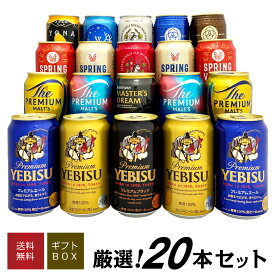 お歳暮 誕生日プレゼント 国産 プレミアム＆クラフトビールセット ビール ギフト 14種飲み比べ 高級 詰め合わせ20本セット 出産内祝い お返し お供え ◆送料無料