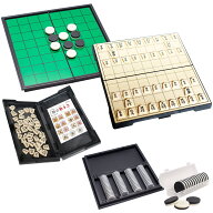 【スーパーSALE★半額OFF】日本語説明書付き 将棋 ゲーム 盤 リバーシ セット 駒 付き マグネット 子供 …