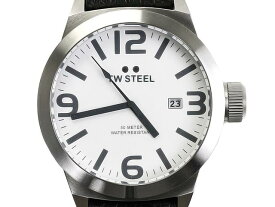 TW STEEL ティーダブルスティール 腕時計 TW621 ホワイト×ブラック メンズ Watch ウォッチ クオーツ