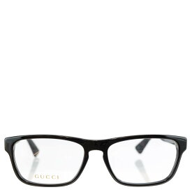 GUCCI グッチ 眼鏡 GG0174O 005 56 Optical Frame MAN ACETATE レディース 女性 メンズ 男性 ユニセックス 男女兼用 スクエア 伊達メガネ 伊達眼鏡 フレーム BLACK/BLACK TRANSPARENT ブラック