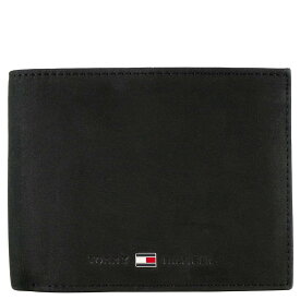 TOMMY HILFIGER トミーヒルフィガー 二つ折り財布 AM0AM00659 メンズ 002 BLACK ブラック