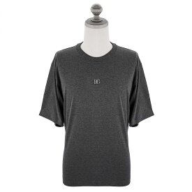 DOLCE&GABBANA ドルチェ＆ガッバーナ 半袖Tシャツ G8NC5Z G7A0W S8292 LOGO T-shirt メンズ 男性 半袖クルーネック DARK GREY ダークグレー