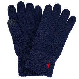 POLO RALPH LAUREN ポロラルフローレン 手袋 2022年-2023年秋冬新作 PC0712 Recycled Touch Glove メンズ レディース 男性 女性 男女兼用 ユニセックス スマートフォン対応 スマホ対応 ポニー刺繍 433 Hunter Navy ネイビー