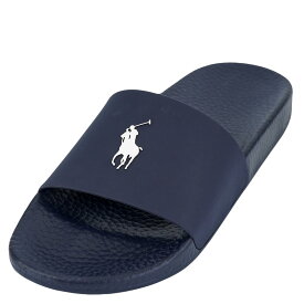 POLO RALPH LAUREN ポロラルフローレン シャワーサンダル 809852071001 POLO EVA PONY SLIDE メンズ 男性 スライドサンダル ポニー 010 NAVY/WHITE PP ネイビー×ホワイト