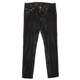 DSQUARED2 ディースクエアード デニム S71LB1149 S30733?SKATER JEAN メンズ 男性 ボタンフライ ジーンズ 900 BLACK ブラック