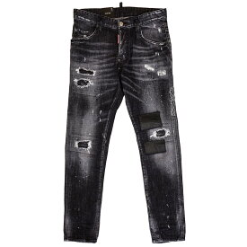 DSQUARED2 ディースクエアード パンツ ジーンズ S74LB1223 S30357 SUPER SKATER JEAN メンズ 男性 ジーンズ パンツ 900 BLACK ブラック