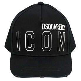 DSQUARED2 ディースクエアード ベースボールキャップ S82BC0665 BE ICON BASEBALL CAP メンズ 男性 帽子 M063 BLACK ブラック