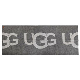 UGG アグ マフラー 18769 LOGO SCARF レディース 女性 ウール 大判 ストール LIGHT GREY M ライトグレー