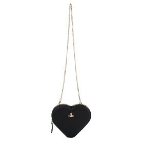 Vivienne Westwood ヴィヴィアンウエストウッド ショルダーバッグ 52030007 L001N SAFFIANO NEW HEART レディース ハート型 クロスボディ N403 BLACK ブラック