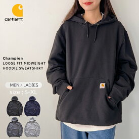 【送料無料】Carhartt カーハート 長袖 パーカー K121 大きいサイズ フーディー プルオーバー 裏起毛 秋冬 ブランド ロゴ クルーネック メンズ レディース 男女兼用 秋冬 厚手 ブランド アメカジ USAモデル 正規品