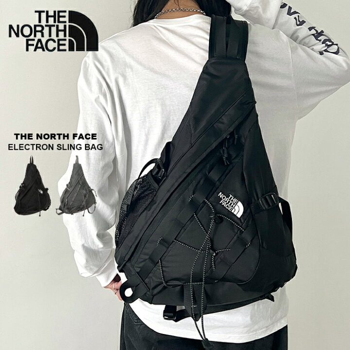 ノースフェイス エレクトロンスリングバッグ 【新品未使用】黒 韓国 