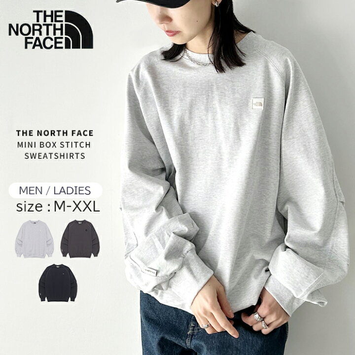 楽天市場】【送料無料】THE NORTH FACE / MINI BOX STITCH SWEATSHIRTS 