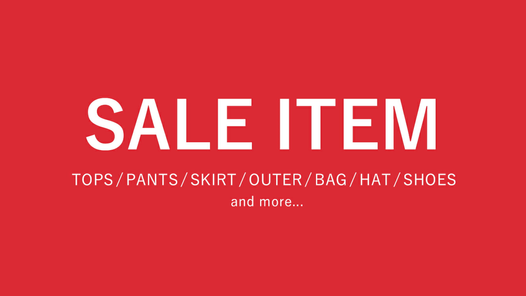 SALE ITEM