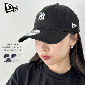 ＼2点以上で100円OFFクーポン対象／NEW ERA ニューエラ ミニロゴ キャップ 9TWENTY YANKEES CAP ヤンキース NY 刺繍 ロゴ 帽子 ベースボールキャップ 野球帽 メンズ レディース ユニセックス 正規品 CM920a 【メール便 送料無料 国内発送】