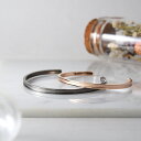 ペアバングル ペアブレスレット つけっぱなし 刻印 サージカルステンレス316L 金属アレルギー対応 大人 シンプル ガン…