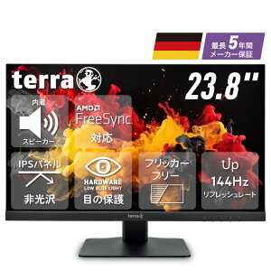 �t�����j�^�[ PC�f�B�X�v���C 23.8 24�C���` 24�^ 144Hz IPS �t��HD �m���O���A ����� HDMI USB-C DisplayPort �u���[���C�g�J�b�g �X�s�[�J�[���� �w�b�h�z���[�q VESA�Ή� MacBook�Ή� �e�����[�N �f���A��