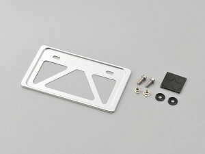 デイトナ(DAYTONA) 軽量ナンバープレートホルダー リフレクター無し Sサイズ 原付用角型 クリアー 99623