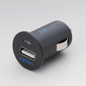 LW} KIJIMA USBϊA_v^[ 12VVK[ / USB|[gFDC5V / 2.1A 304-621A