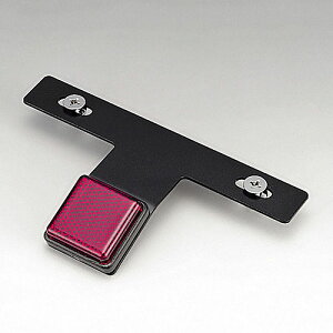 キジマ KIJIMA リフレクター ハーレー FXST(00-11Y)ファットボブフェンダー用 40×40mm ブラック HD-01451