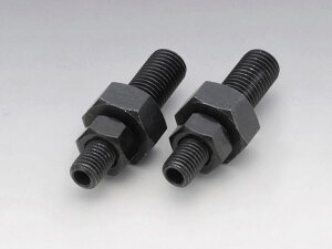 キジマ KIJIMA ハーレー用 フレームマウント ウインカージョイント M10x20 P1.25 ←→ 5/16-24山 ブラック 2個セット HD-01967