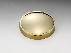 キジマ KIJIMA ハーレー用 ガソリンタンクキャップカバー ブラス HD-04235