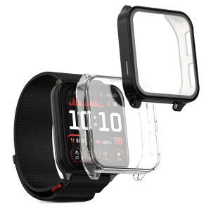 kwmobile 2x �P�[�X Garmin Venu X1�Ή� �J�o�[ - �t���J�o�[ �V���R�� �ϏՌ� �S�̕ی� ����/���F