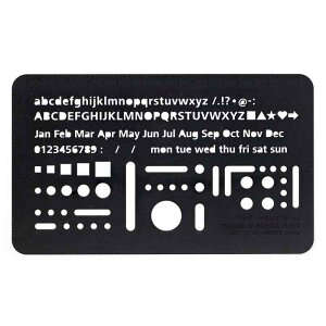 ���_�C�g �������� �e���v���[�g TECHNICAL ERASER PLATE �u���b�N LDTI-TEP-01