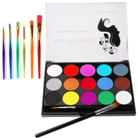 Worldcosmetics365 フェイスペイント ボディペイント メイクパレット 化粧 コスプレ 小道具 メイク コスメ 仮装 安全 絵具 ハロウィン Halloween クリスマス
