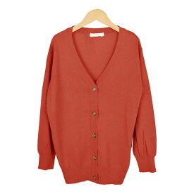 【SALE／15％OFF】カーディガン レディース 薄手 冷房対策 UVカット ニット 春夏 トップス 長袖 9分袖 10分袖 ニットカーディガン Vネック 羽織り シンプル 無地 上品 きれいめ オフィスカジュアル スプリング サマーニット 大きい テラコッタ 福袋対象