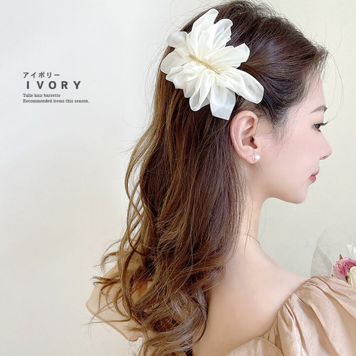 楽天市場】バレッタ ヘアアクセ レディース ヘアアクセサリー ヘア 