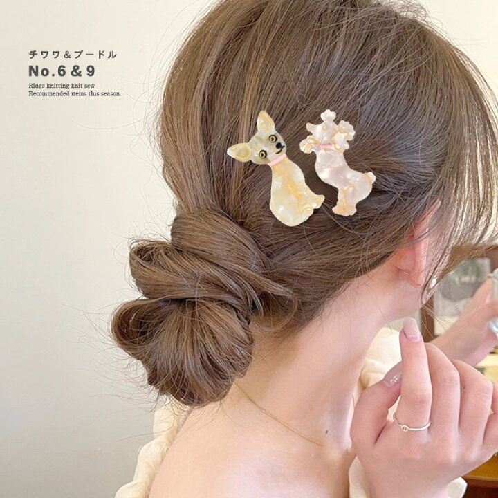 楽天市場】ヘアクリップ 犬 小さめ ミニクリップ ドッグ ワンちゃん 