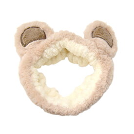 【SALE／20％OFF】ヘアバンド 動物 洗顔 可愛い 耳付き みみつき ふわ もこ 猫耳 くま パンダ うさぎ ターバン アニマル 幅広 太め レディース 秋 ヘアアクセサリー メイク コスプレ 仮装 カチューシャ ユニーク ボリューム 子供 テラコッタ(11月中旬予約)