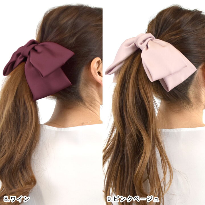 楽天市場】【SALE／20％OFF：4/10 13:59迄】BIG リボン ヘアゴム 