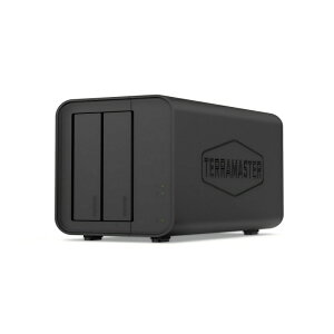 TerraMaster �e���}�X�^�[ D2-320 2�x�CUSB RAID�n�[�h�f�B�X�N�G���N���[�W�� USB 3.2 Gen 2 10Gbps Type C 2Bay RAID RAID 0, 1, Single, JBOD �Ή����[�J�[���c�X HDD�t���Ȃ�