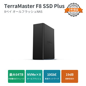 �y�I�[���t���b�V��NAS�zTerraMaster F8 SSD Plus 8�x�C SSD NAS �f���A��10GbE AI-Native TOS 7 OpenClaw�Ή� ����ҏW�EAI�J���E���z���iSSD�ʔ��j
