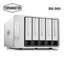 【国内正規品】 TerraMaster D5-300 USB3.1 (5Gbps) RAID 0、RAID 1、RAID 5、RAID 10、Clone、JBOD、シングル タイプC 5ベイ 外付けハードディスクケース (HDD付属なし)