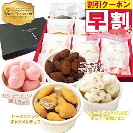 チョコレート 母の日 プレゼント ナッツ チョコ ギフト お菓子 詰め合わせ セット 可愛い ナッツチョコ ミックスナッツ おしゃれ 小分け ペカンナッツ 苺 スイーツ カシューナッツ 苺チョコ アーモンド ココア 胡桃 イチゴ ピーカンナッツキャラメル 贅沢ナッツショコラータ