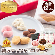 ナッツチョコ お菓子 ギフト チョコ 詰め合わせ 袋付き ミックスナッツ 4種 チョコレート コーティング …