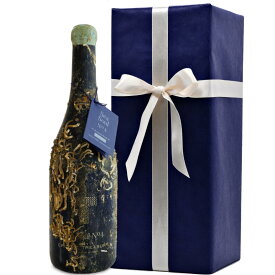 【ラッピング込み】バスク海底熟成ワイン クルーソー・トレジャー シー・ソウル・ナンバー4 シラー100％ 赤ワイン 750ml ギフト包装（包装紙：紺色、リボン：シャンパンゴールド色）ギフトボックス 箱付 ワインギフト スペインワイン プレゼント