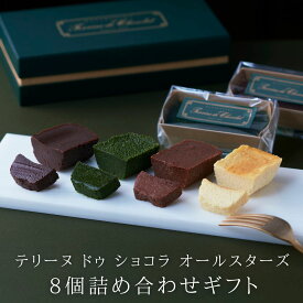 七五三 内祝い お歳暮 御歳暮 2025 テリーヌドゥショコラ オールスターズ8個 詰め合わせチョコ 抹茶 チーズケーキ チョコバナナ ガトーショコラ チョコレートケーキ チョコレート 洋菓子 お菓子 高級 ギフト おしゃれ お取り寄せ スイーツ 誕生日プレゼント 食べ比べ 個包装