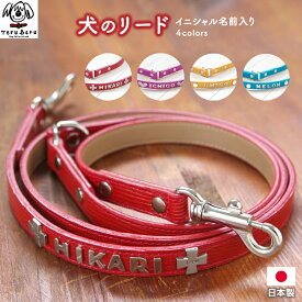犬 リード 犬リード 犬のリード 犬用リード 送料無料 おしゃれ かわいい ナスカン 外れ防止 外れない 革 皮 レザー 小型犬 中型犬 いぬ 丈夫 犬用品 日本製 首輪 犬の首輪屋てるべる Le-9 緑 PRE