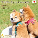 ワンダーフィット ハーネス 犬 犬ハーネス すっぽ抜けない 簡単装着 着脱簡単 サイズ交換無料 胴輪 小型犬 中型犬 大…