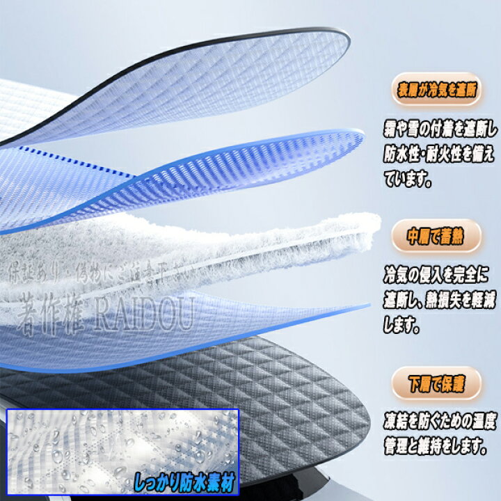 楽天市場】ロードスター NC系 車用フロントカバー 凍結防止カバー 