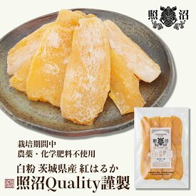 【売り切れ次第終了】＼ 照沼Quality 謹製 干し芋 白粉 ／ 1kg 100g x 10袋 送料無料 茨城県産 紅はるか 無添加 国産 特産品 しっとり ねっとり ダイエット 低GI 自宅用 お土産 手土産 お取り寄せ 受賞 スイーツ 和菓子 お菓子 お買い得 お得 健康 栄養 腸活 食物繊維