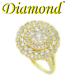 ◆ K18 イエローゴールド デザイン リング ダイヤモンド 0.75ct　12.5号(1-2001-03035 UDG)