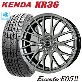 スタッドレスタイヤ 2023年製 235/50R18 KENDA KR36 ICETEC NEO ケンダKR36 アイステックネオ HOTSTUFF Exceeder E05II ホットスタッフ エクシーダーE05II 8.0-18 5/114.3 +42 アルファード ヴェルファイア 30系 タイヤ付ホイール4本セット