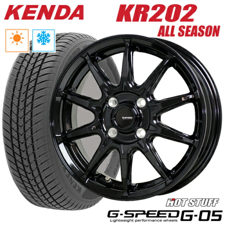 楽天市場】オールシーズンタイヤ 185/60R15 KENDA KR202 KENETICA 4S 