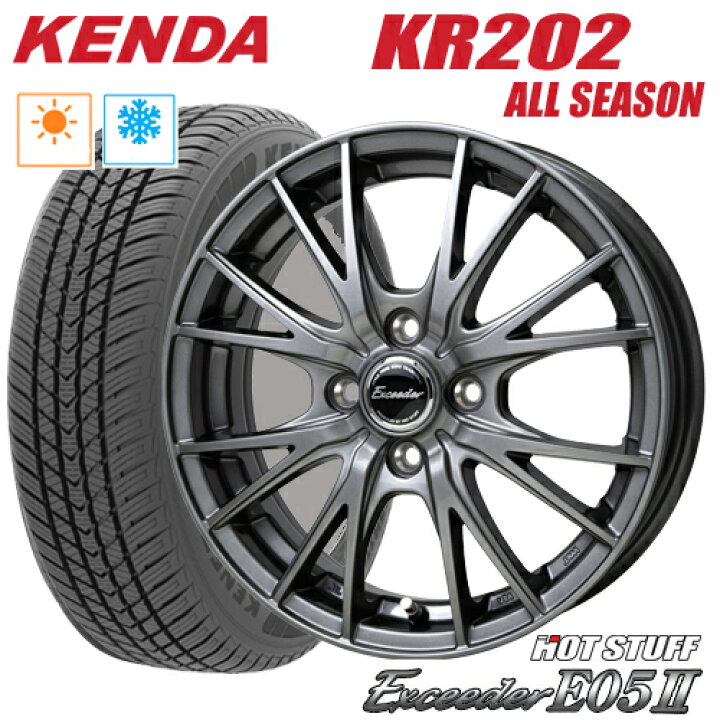 楽天市場】オールシーズンタイヤ 185/65R15 KENDA KR202 KENETICA 4S 