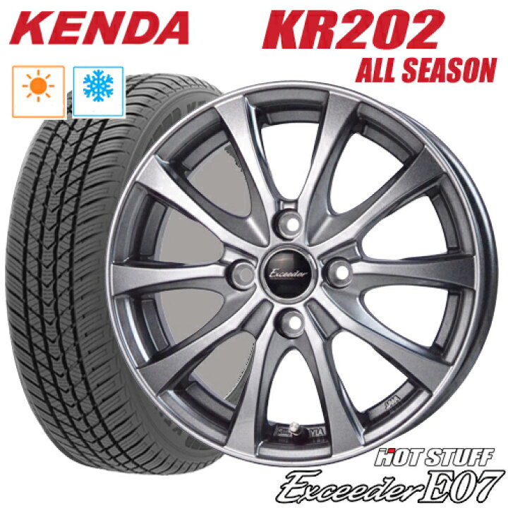 楽天市場】オールシーズンタイヤ 185/65R15 KENDA KR202 KENETICA 4S 