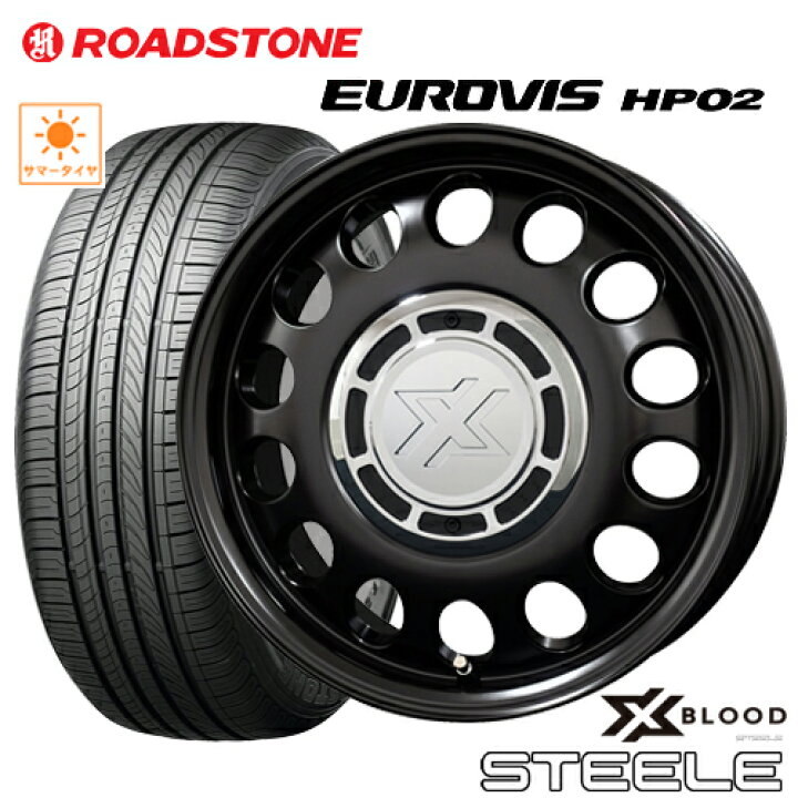 楽天市場】サマータイヤ 165/65R15 NEXEN ROADSTONE EUROVIS HP02 